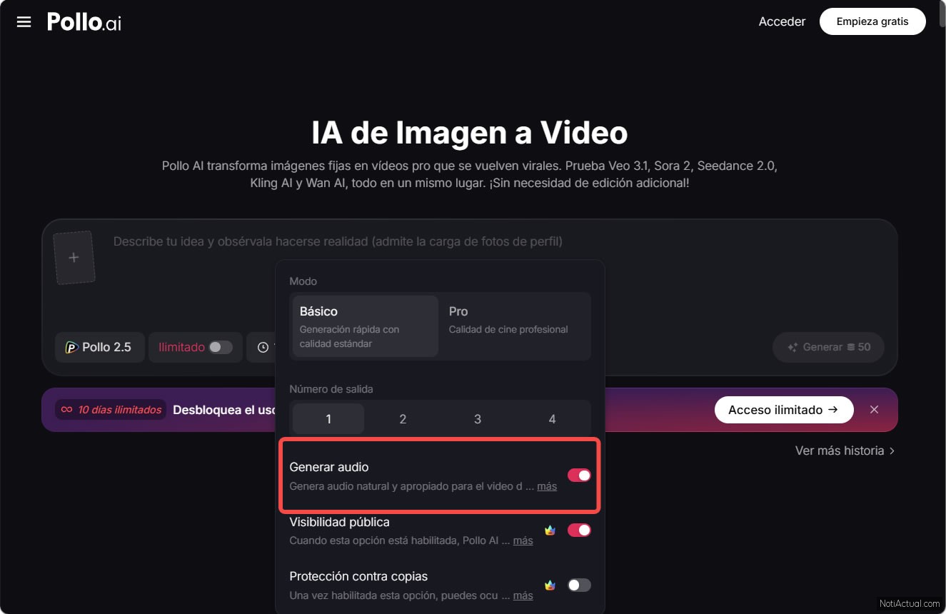 anima tus ilustraciones con IA sin saber editar vídeo