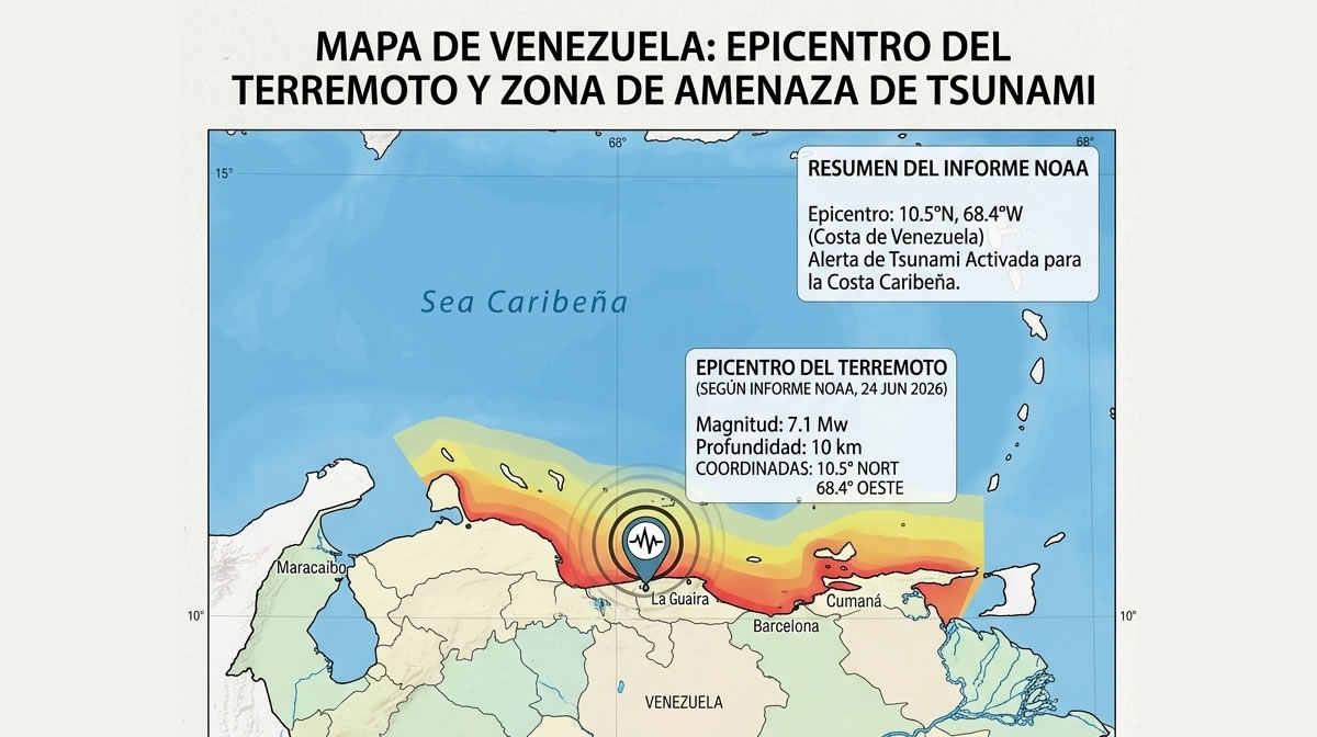 Potente Terremoto en Venezuela de 7.1_