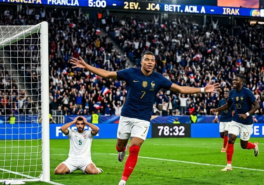 Pronósticos Deportivos Francia vs. Irak 22jun26 5pm EST