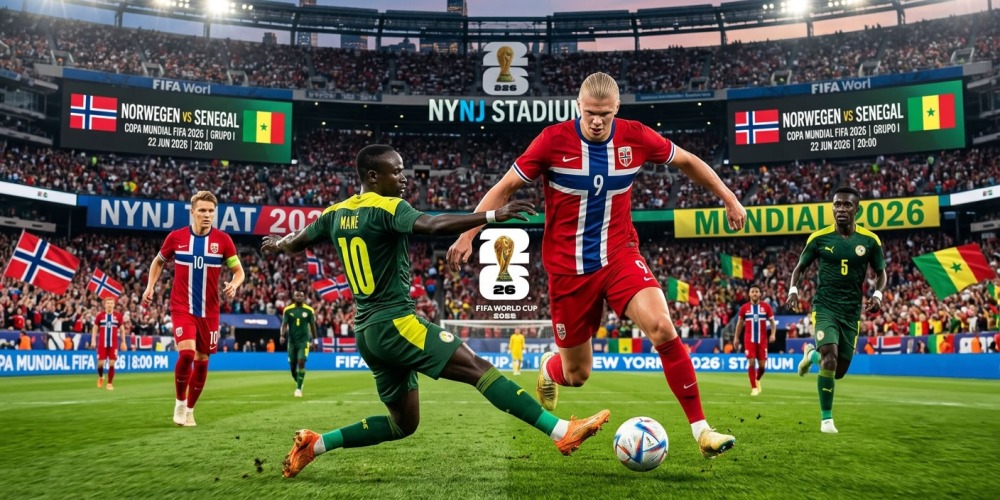 Pronósticos Deportivos Noruega vs. Senegal