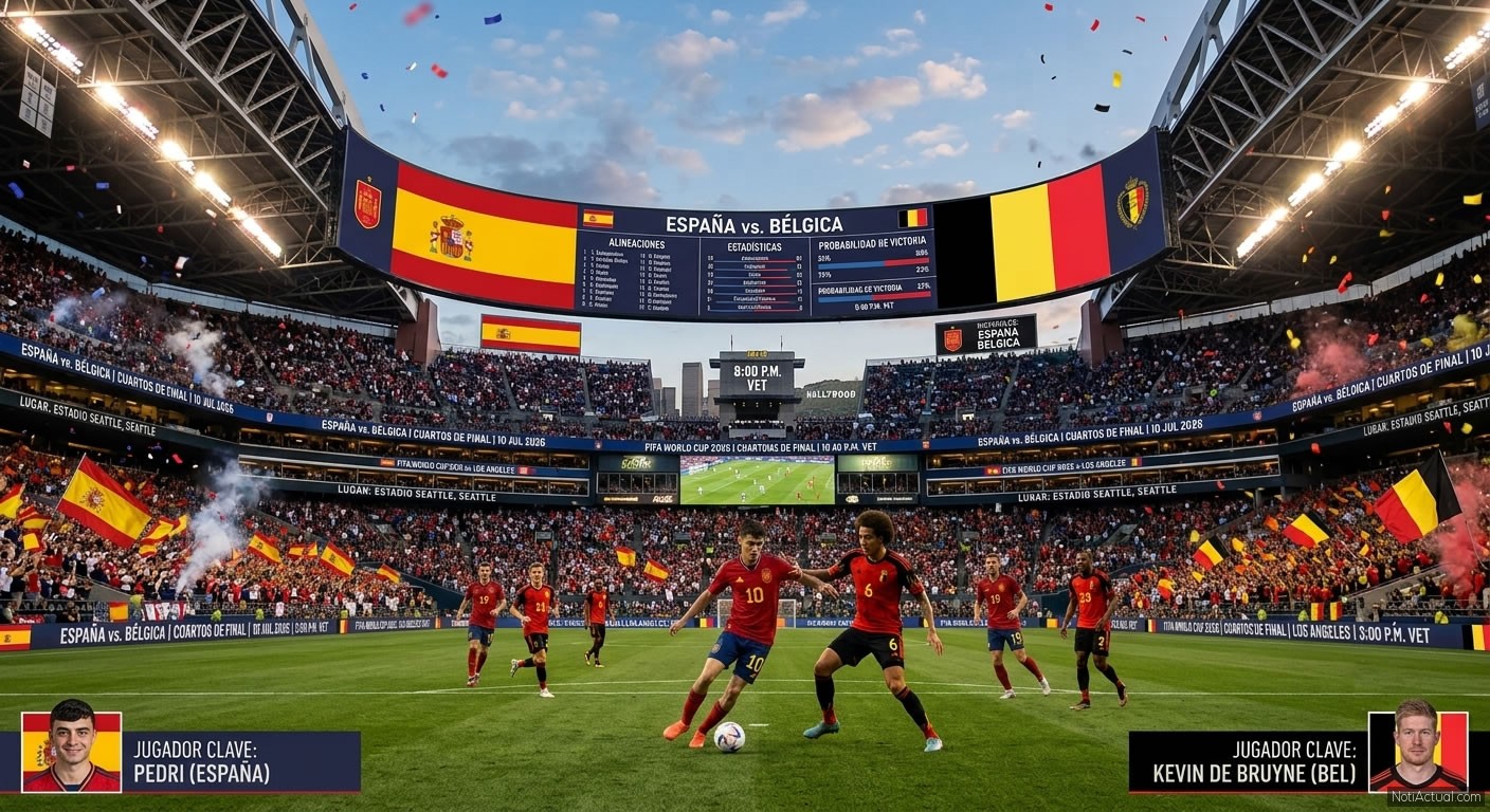 España y Bélgica 10Jul26 3pm EST