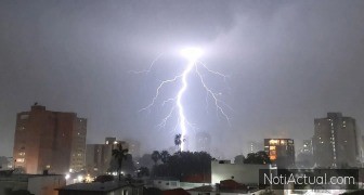 Vientos huracanados y fuerte Aguacero en Maracaibo este Domingo 26/07/26