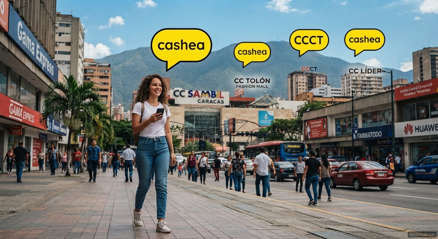 Lista de comercios afiliados a Cashea en Caracas