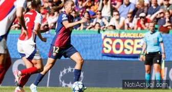 UEFA Womens Champions League 2025 final game between Arsenal FC and FC Barcelona