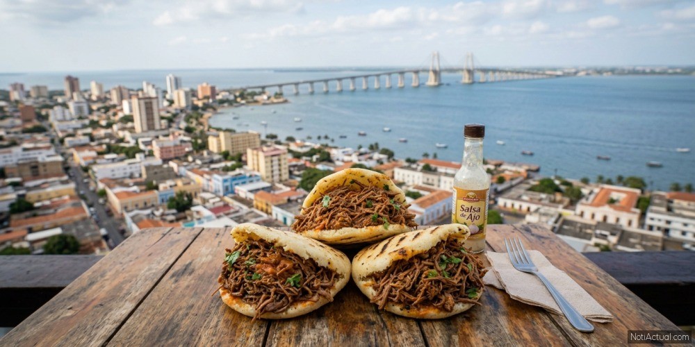 Arepas Zulianas Rellenas de Carne Esmechada y Queso de Mano