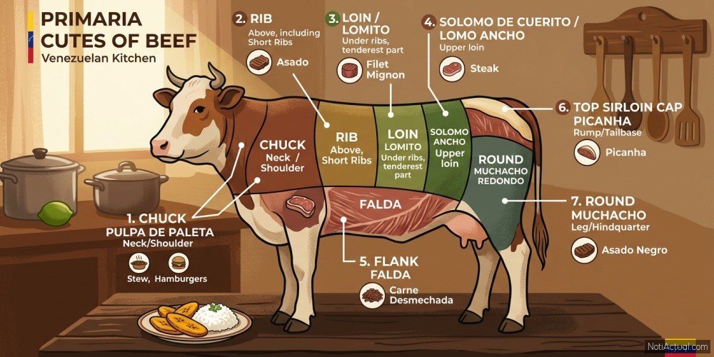 Cortes de Carne de Res