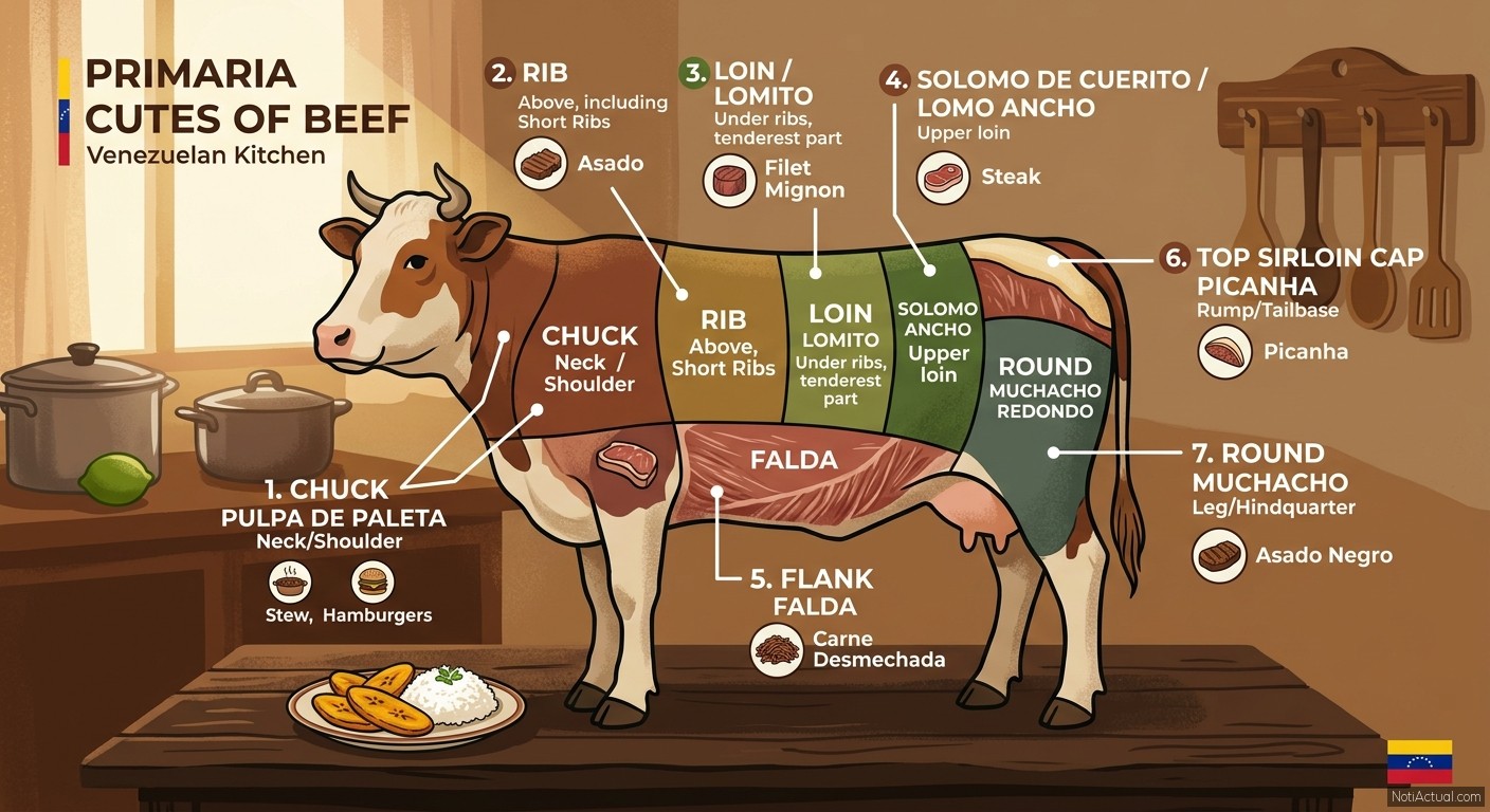 Guía Completa de Cortes de Carne de Res: Usos y Recetas Recomendadas