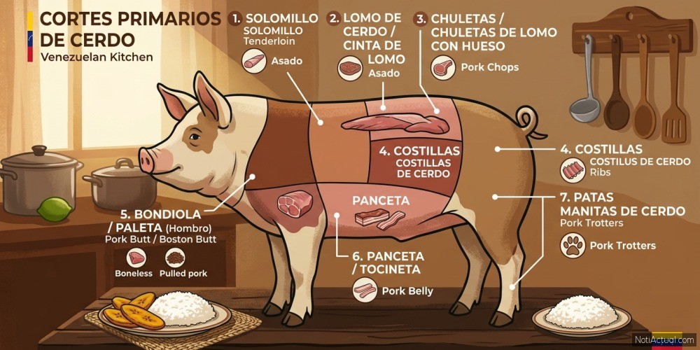 Cortes de Cerdo Guía de Uso y Recetas Recomendada
