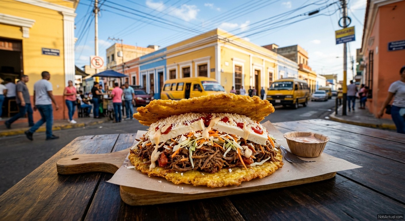Receta del Patacón Zuliano con Carne Esmechada