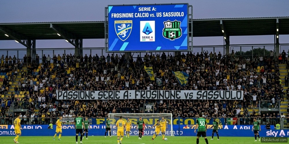 Serie A de Italia Frosinone Calcio vs. US Sassuolo
